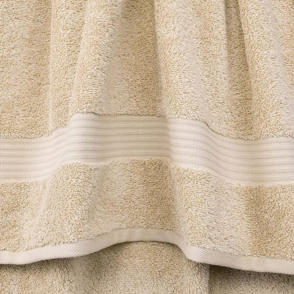 BATH TOWELS (BRENTWOOD) 27X50 14# BEIGE DZ A1iAWRw7xPL._AC_SL1500_