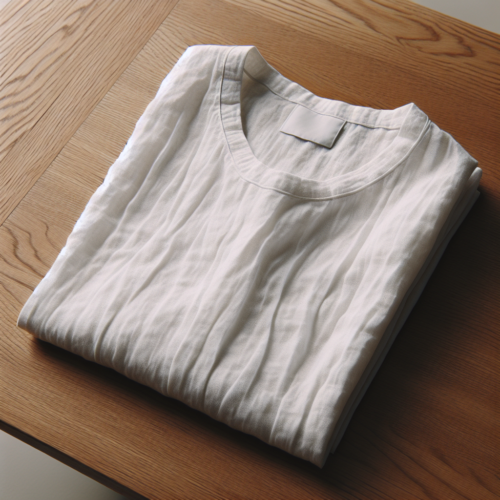 white company linen t shirt